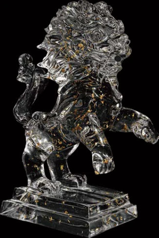 Jade Vessel Awakening Lion — Sculptural Objects — A043 — image 3