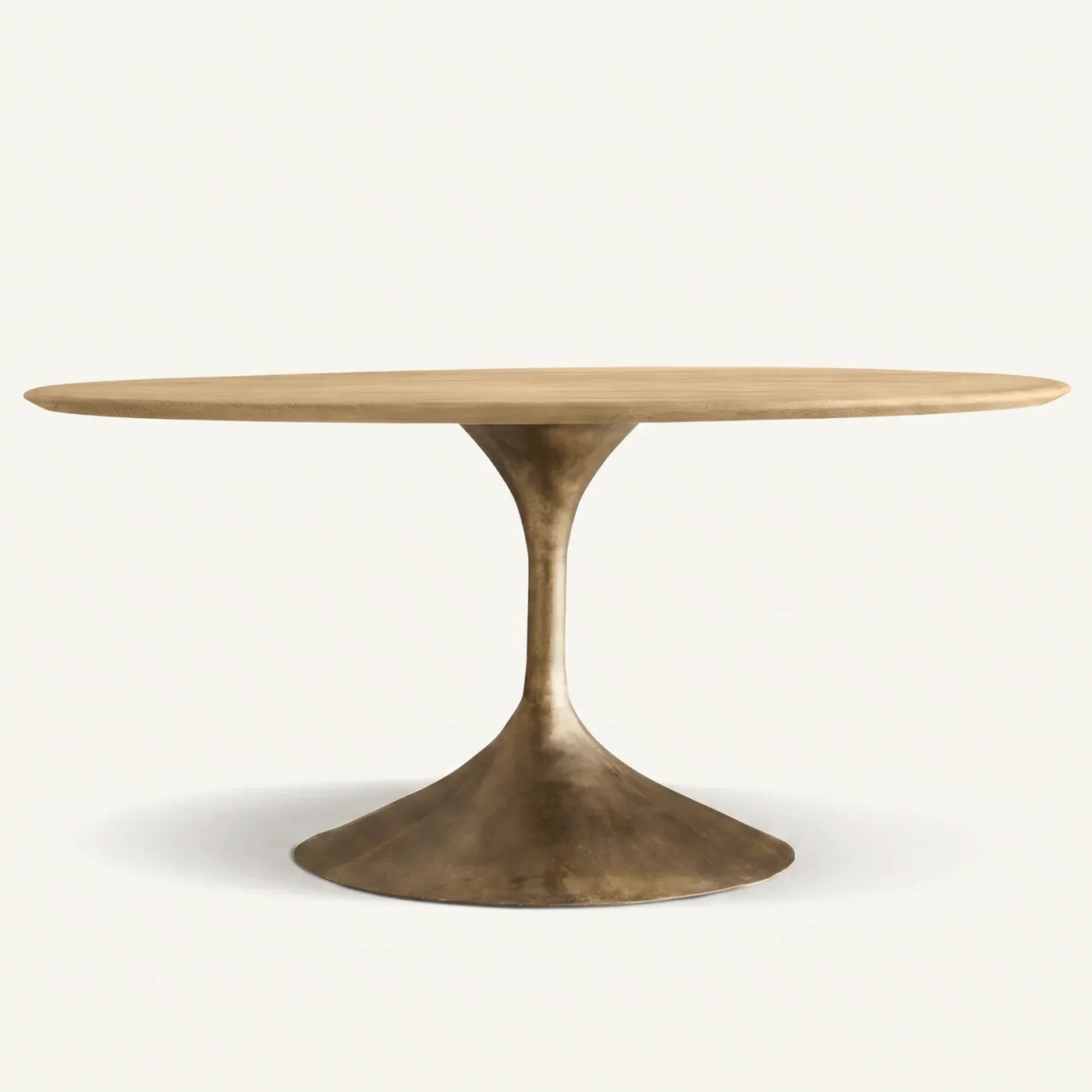 Alton Oval Oak Tulip Table