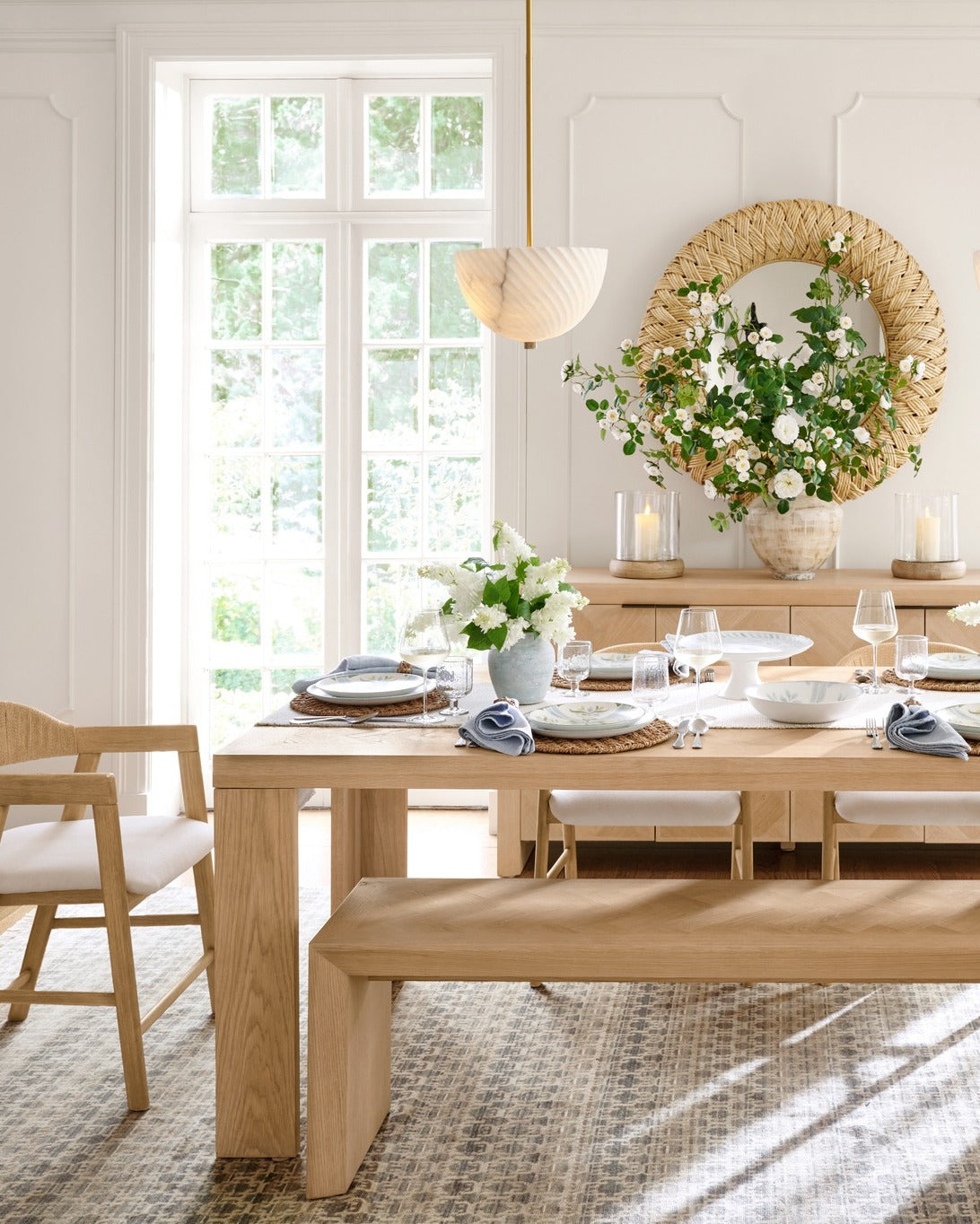 Style a Considered Tablescape  contemporary dining room idea