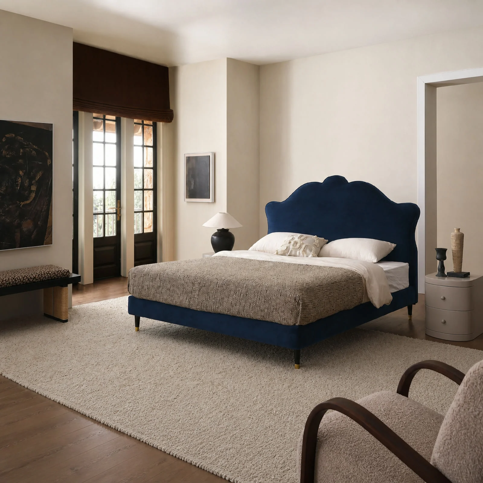 B614 Bed in a finished interior.