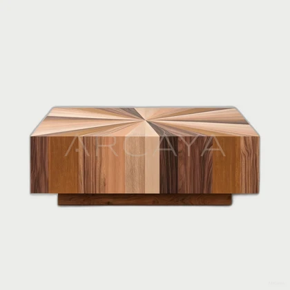 Dahlia Arc Coffee Table — neutral background 01