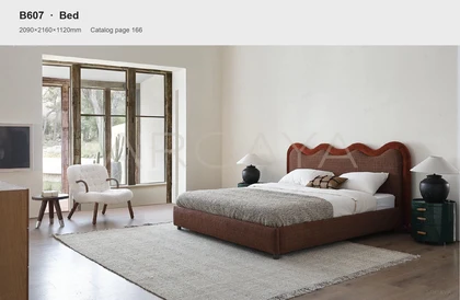 Aurelia Pearl Bed - front view 02