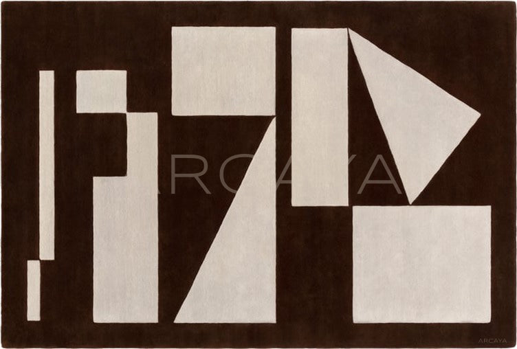 Cocoa Geometric Rug Dsm P031 C02