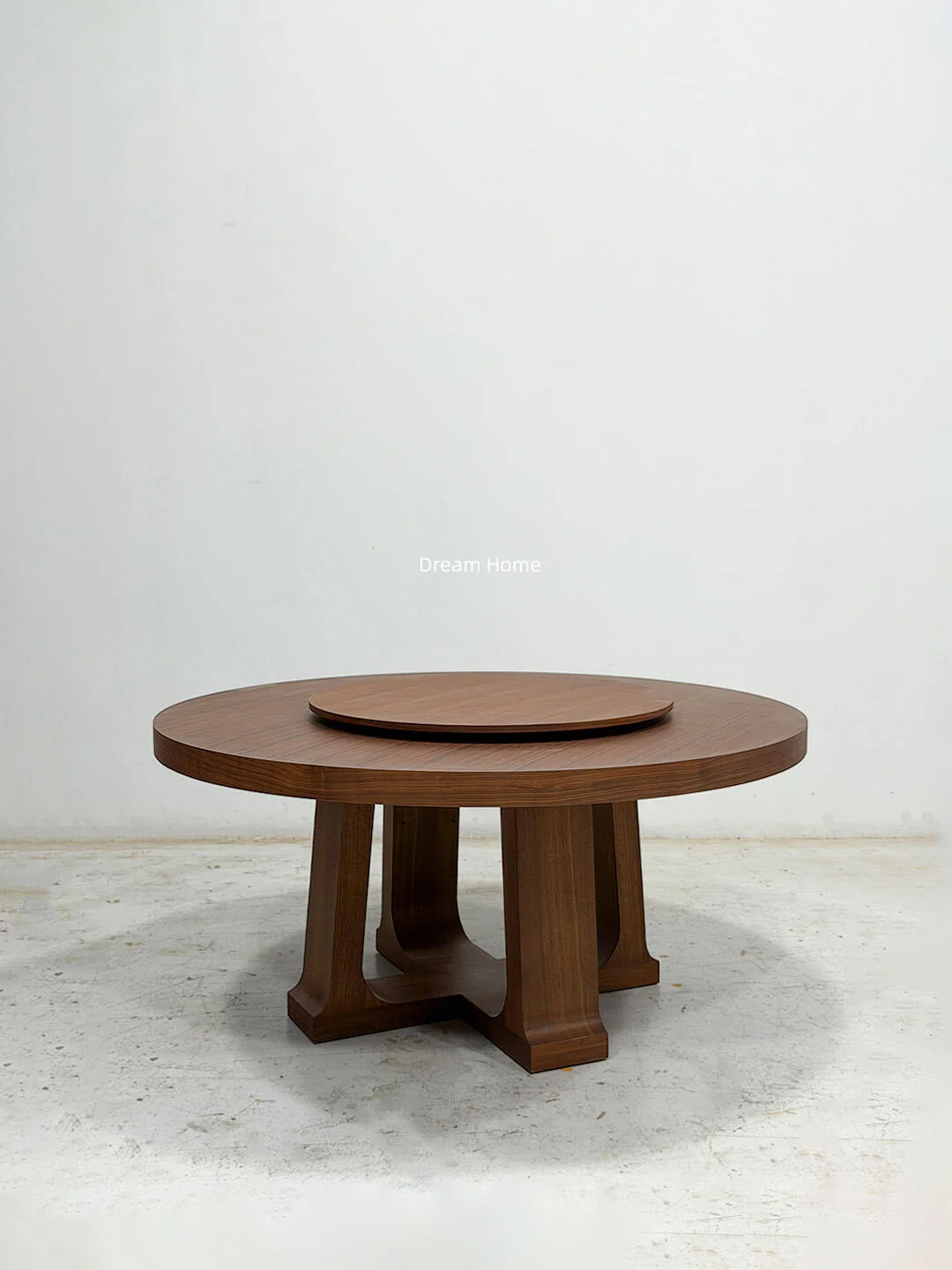 Reed Loft Dining Table in a finished interior.