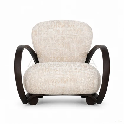 Haven Noir Lounge Chair - front view 01
