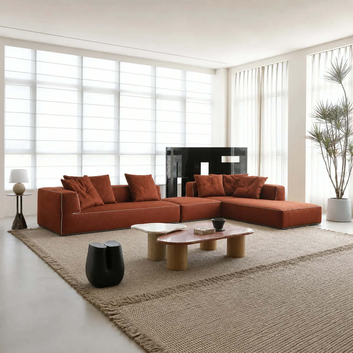 Elodie Bay Straight Sofa