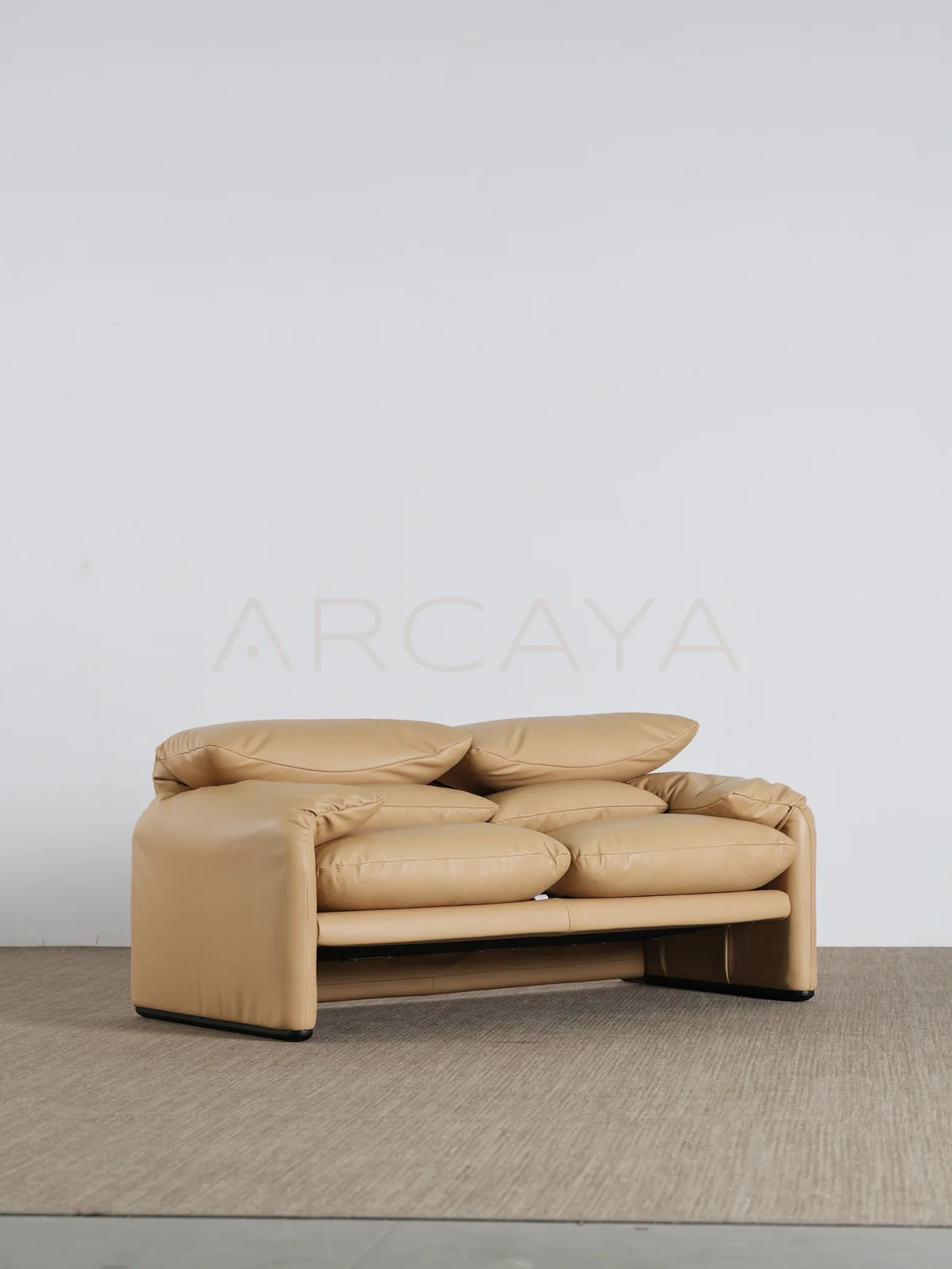 Faye Arc Straight Sofa