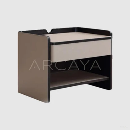 Orla Garden Nightstand - front view 03