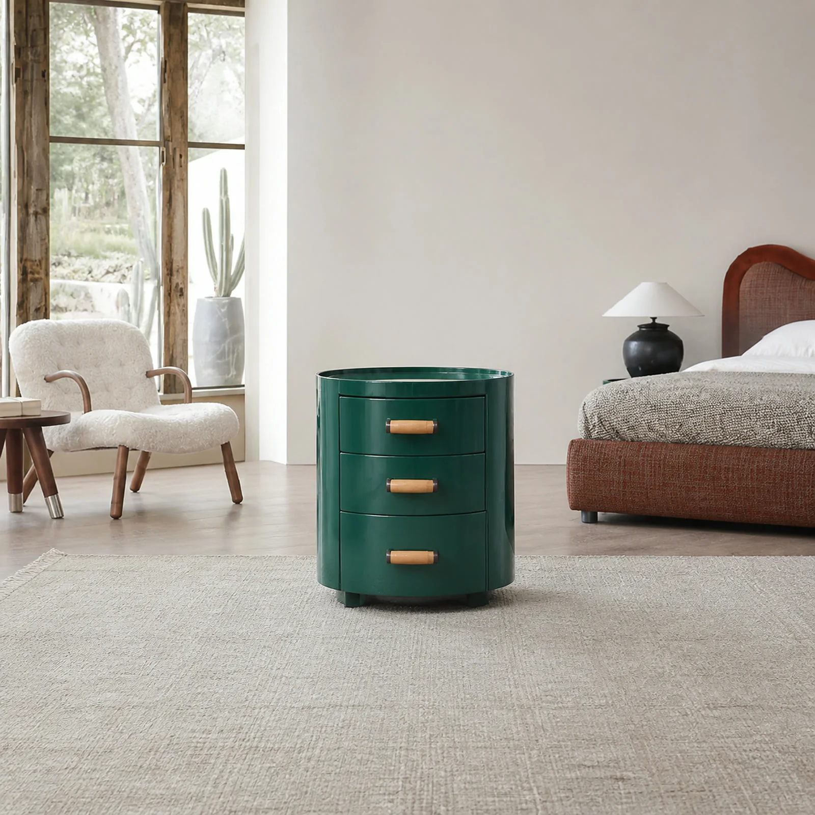N358 Nightstand in a finished interior.