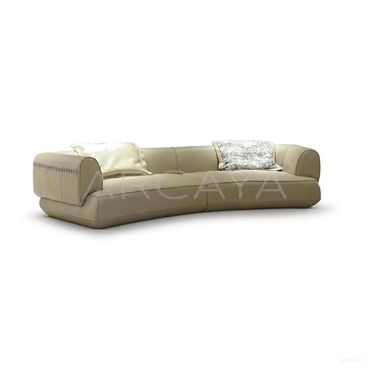 Petra Sand Straight Sofa