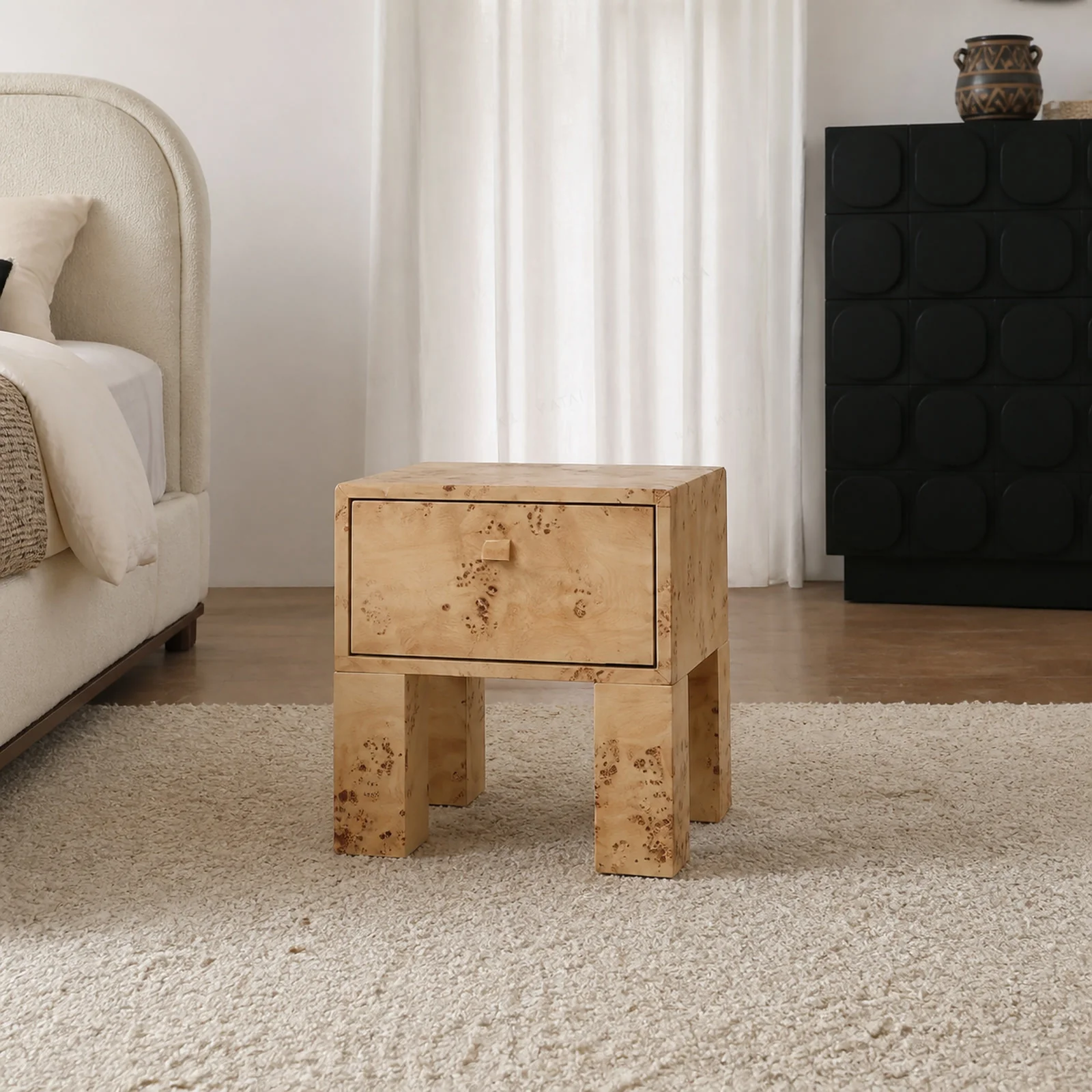 N720 Nightstand in a finished interior.