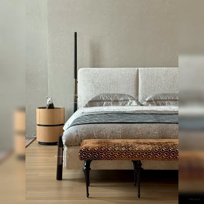 Alder Form Bed - product view 04